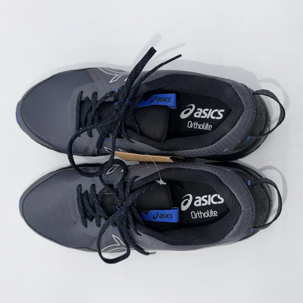 ASICS Gel-Venture 10 Men's Size 8 Grey Blue Black Running Shoes 1011B967-020 NEW